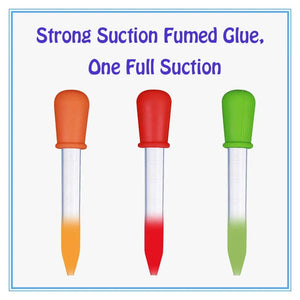 Planet Gates 5ML Clear Silicone Pipette Plastic Baby Medicine Dropper Spoon Pipette Liquid Food Dropper Burette 10 Colors