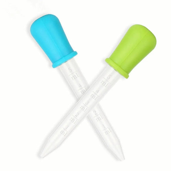 Planet Gates 5ml Small Silicone Plastic Pipette Dropper Feeding Medicine Liquid Eye Ear Pipette Dropper School Lab Experiment Supplies