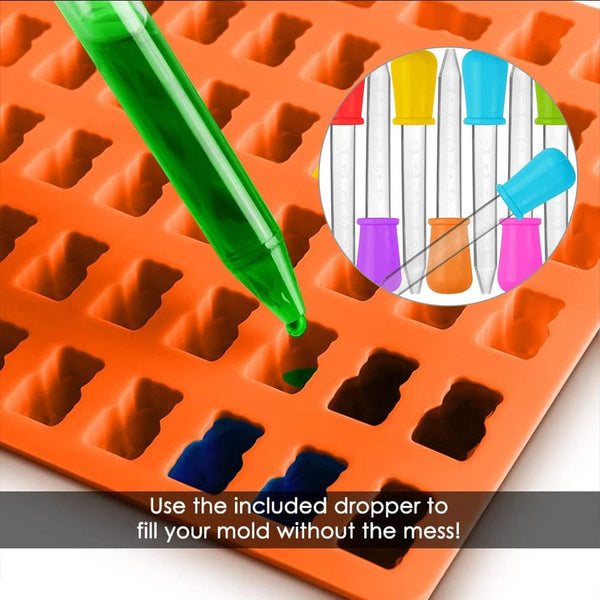 Planet Gates 5ml Small Silicone Plastic Pipette Dropper Feeding Medicine Liquid Eye Ear Pipette Dropper School Lab Experiment Supplies