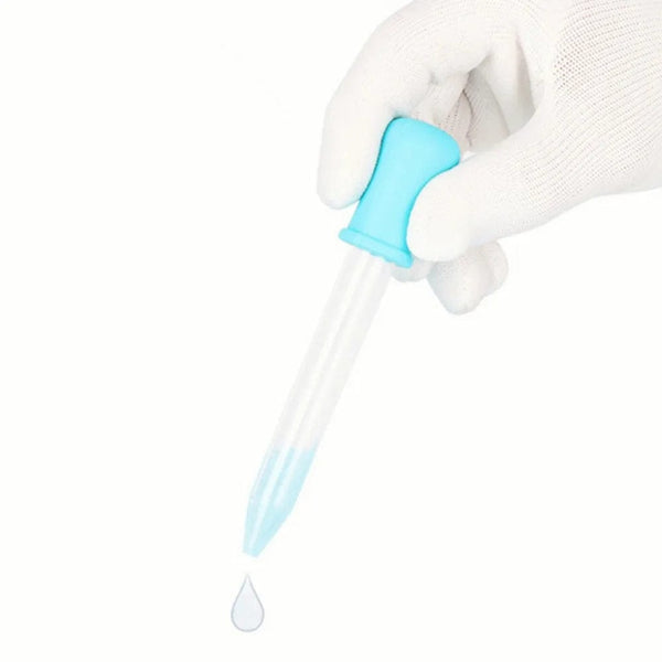 Planet Gates 5ml Small Silicone Plastic Pipette Dropper Feeding Medicine Liquid Eye Ear Pipette Dropper School Lab Experiment Supplies