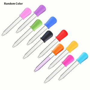 Planet Gates 5ml Small Silicone Plastic Pipette Dropper Feeding Medicine Liquid Eye Ear Pipette Dropper School Lab Experiment Supplies