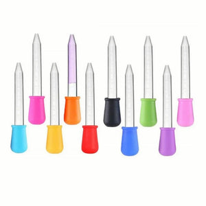 Planet Gates 5ml Small Silicone Plastic Pipette Dropper Feeding Medicine Liquid Eye Ear Pipette Dropper School Lab Experiment Supplies