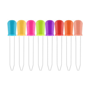 Planet Gates 5ml Straw Silicone straw dropper children’s anti-choke feeding medicine straw with scale school laboratory experimental supplies