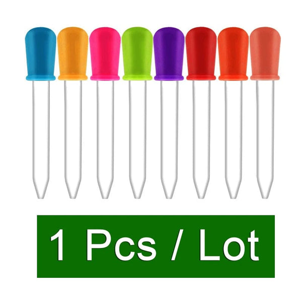 Planet Gates 5ml Straw Silicone straw dropper children’s anti-choke feeding medicine straw with scale school laboratory experimental supplies