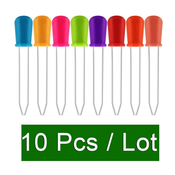 Planet Gates 5ml Straw Silicone straw dropper children’s anti-choke feeding medicine straw with scale school laboratory experimental supplies