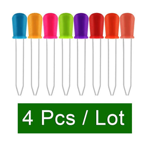 Planet Gates 5ml Straw Silicone straw dropper children’s anti-choke feeding medicine straw with scale school laboratory experimental supplies