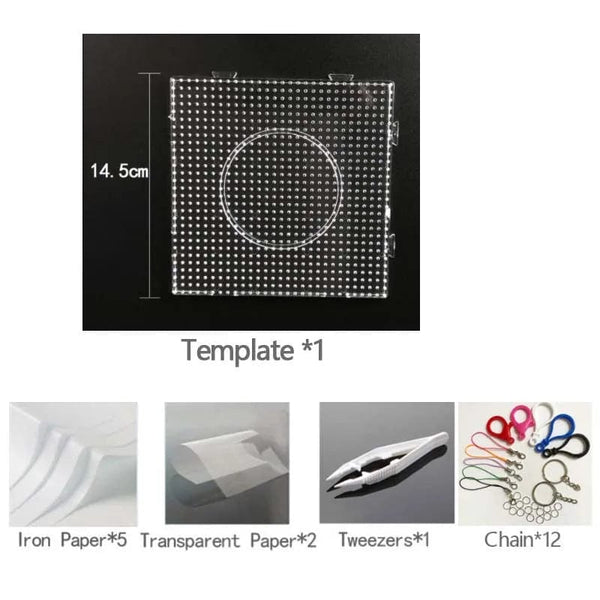 Planet Gates 5mm 1000PCS  Black white gray blue green purple Hama Beads for Kids Iron Fuse Beads diy Puzzles Pixel Art Gift Children Toy