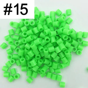 Planet Gates 5mm 1000PCS  Black white gray blue green purple Hama Beads for Kids Iron Fuse Beads diy Puzzles Pixel Art Gift Children Toy