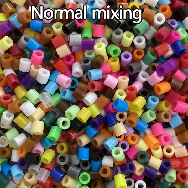 Planet Gates 5mm 1000PCS  Black white gray blue green purple Hama Beads for Kids Iron Fuse Beads diy Puzzles Pixel Art Gift Children Toy