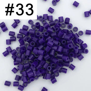 Planet Gates 5mm 1000PCS  Black white gray blue green purple Hama Beads for Kids Iron Fuse Beads diy Puzzles Pixel Art Gift Children Toy