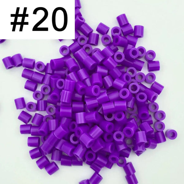 Planet Gates 5mm 1000PCS  Black white gray blue green purple Hama Beads for Kids Iron Fuse Beads diy Puzzles Pixel Art Gift Children Toy