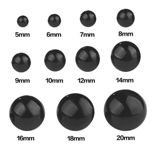 Planet Gates 5mm / 100PCS 100/50PCS 5-20mm Black Plastic Safety Eyes For Toys Amigurumi Diy Kit Crafts TeddyBear Toy Eye For Doll Decoration Accessories