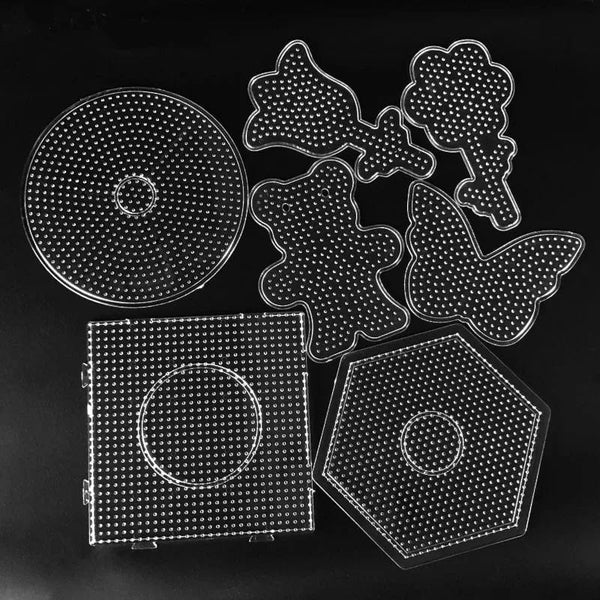 Planet Gates 5mm Hama Beads Pegboard template Toy DIY perler tool PUPUKOU Beads Educational Tangram Jigsaw Puzzle Iron beads
