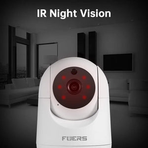Planet Gates 5MP camera / US PLUG Fuers 5MP WiFi Camera Tuya Smart Home Indoor Wireless IP Surveillance Camera AI Detect Automatic Tracking Security Baby Monitor