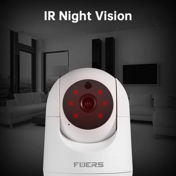 Planet Gates 5MP camera / US PLUG Fuers 5MP WiFi Camera Tuya Smart Home Indoor Wireless IP Surveillance Camera AI Detect Automatic Tracking Security Baby Monitor
