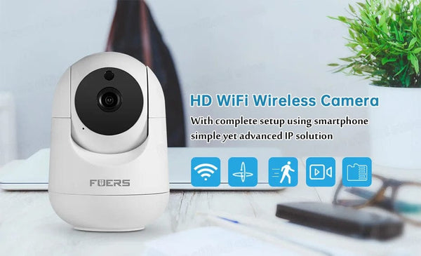 Planet Gates 5MP camera / US PLUG Fuers 5MP WiFi Camera Tuya Smart Home Indoor Wireless IP Surveillance Camera AI Detect Automatic Tracking Security Baby Monitor