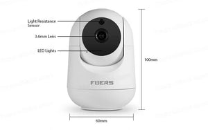 Planet Gates 5MP camera / US PLUG Fuers 5MP WiFi Camera Tuya Smart Home Indoor Wireless IP Surveillance Camera AI Detect Automatic Tracking Security Baby Monitor