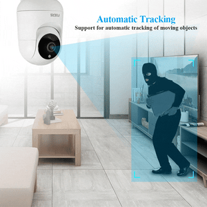 Planet Gates 5MP camera / US PLUG Fuers 5MP WiFi Camera Tuya Smart Home Indoor Wireless IP Surveillance Camera AI Detect Automatic Tracking Security Baby Monitor