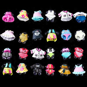 Planet Gates 5pc clothes 5pc/set Original Doll Dress Clothes Suits for 8cm Big Sister Dolls Kids Collection Playing Toy Gift