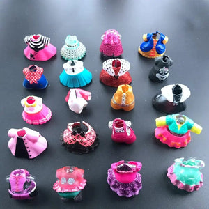 Planet Gates 5pc clothes 5pc/set Original Doll Dress Clothes Suits for 8cm Big Sister Dolls Kids Collection Playing Toy Gift