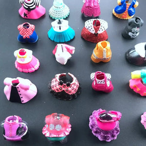 Planet Gates 5pc clothes 5pc/set Original Doll Dress Clothes Suits for 8cm Big Sister Dolls Kids Collection Playing Toy Gift