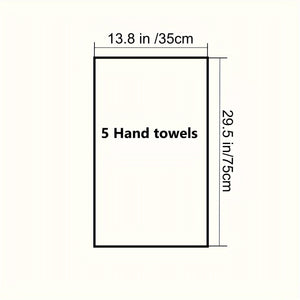 Planet Gates 5pcs 100% Cotton Thickened Face Towel, Premium Monogrammed Embroidery Hand Towel, Perfect For Men And Women, Bathroom Supplies, Home Supplies