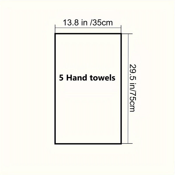 Planet Gates 5pcs 100% Cotton Thickened Face Towel, Premium Monogrammed Embroidery Hand Towel, Perfect For Men And Women, Bathroom Supplies, Home Supplies
