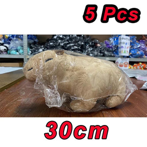 Planet Gates 5pcs 30cm 45cm Fully Filled Capybara Plush Animal With Turtle Tortoise Backpack Toys For Baby Appease Sleeping Pillow Christmas Nice Gift
