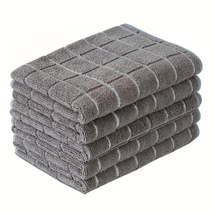 Planet Gates 5Pcs 5/10pcs, Scouring Pad, Square Dish Cloths, Simple Style Dish Towel, Cleaning Cloth For Sink Or Kitchen Stove, Antibacterial Washable Cleaning Brush, Kitchen Stuff, Kitchen Cleaning Gadget