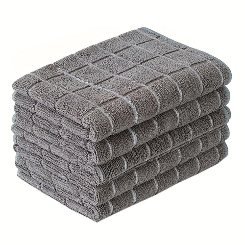 Planet Gates 5Pcs 5/10pcs, Scouring Pad, Square Dish Cloths, Simple Style Dish Towel, Cleaning Cloth For Sink Or Kitchen Stove, Antibacterial Washable Cleaning Brush, Kitchen Stuff, Kitchen Cleaning Gadget