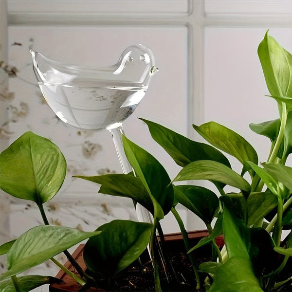 Planet Gates 5pcs 5 Packs, Bird-Shaped Self-Watering Globes Perfect For Automatic Flower Watering And Home Garden Tools Drip Water Seepage Device, Balcony Succulent Sprinkler, Shower Blossom