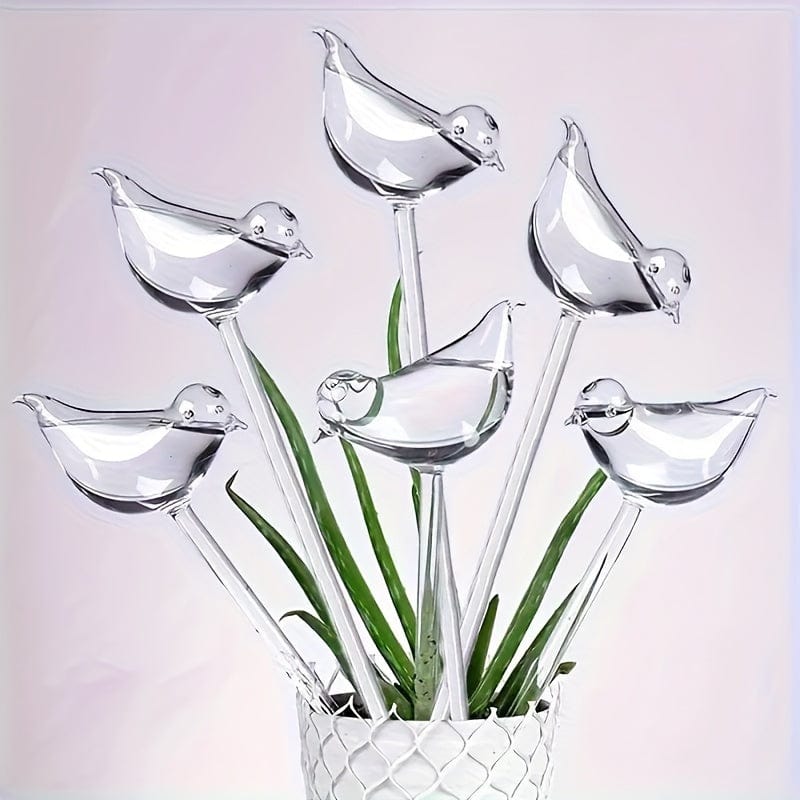 Planet Gates 5pcs 5 Packs, Bird-Shaped Self-Watering Globes Perfect For Automatic Flower Watering And Home Garden Tools Drip Water Seepage Device, Balcony Succulent Sprinkler, Shower Blossom