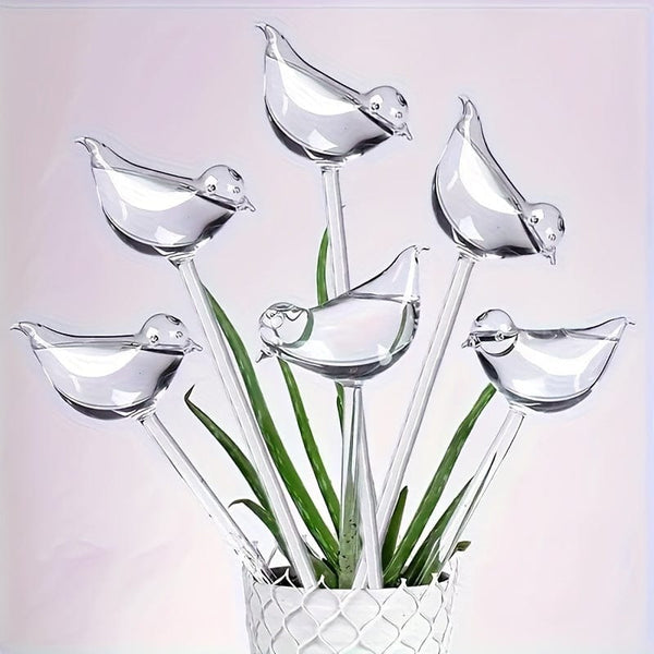 Planet Gates 5pcs 5 Packs, Bird-Shaped Self-Watering Globes Perfect For Automatic Flower Watering And Home Garden Tools Drip Water Seepage Device, Balcony Succulent Sprinkler, Shower Blossom