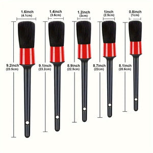 Planet Gates 5pcs 5pcs Car Detailing Brush Set Car Brushes Wash Tool Cleaning Car Wheel Brush Interior Dashboard Air Outlet Brush Car Clean Tools