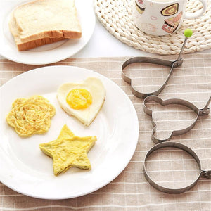 Planet Gates 5PCS 5pcs, Egg Rings, Stainless Steel Egg Cooking Rings, Pancake Mold For Frying Eggs And Omelet, Kitchen Gadgets, Kitchen Stuff, Kitchen Accessories, Home Kitchen Items