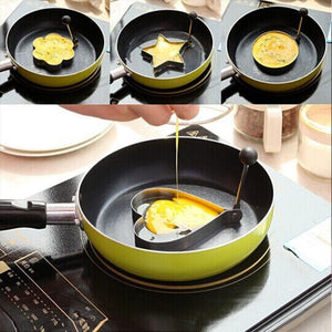 Planet Gates 5PCS 5pcs, Egg Rings, Stainless Steel Egg Cooking Rings, Pancake Mold For Frying Eggs And Omelet, Kitchen Gadgets, Kitchen Stuff, Kitchen Accessories, Home Kitchen Items