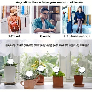 Planet Gates 5pcs 5pcs Globular Self Watering System Automatically Plants & Flowers Watering Tool Drip Irrigation Flower Self Watering Tool