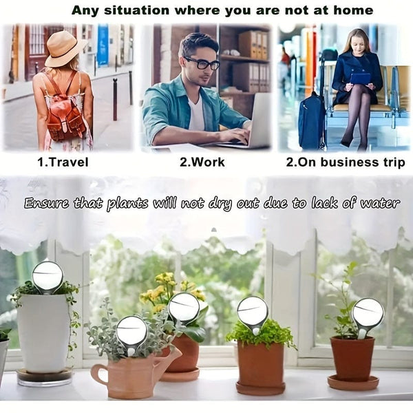 Planet Gates 5pcs 5pcs Globular Self Watering System Automatically Plants & Flowers Watering Tool Drip Irrigation Flower Self Watering Tool