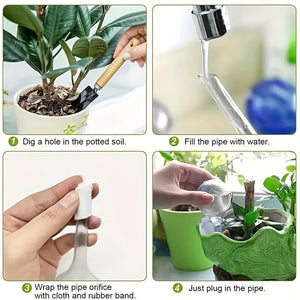 Planet Gates 5pcs 5pcs Globular Self Watering System Automatically Plants & Flowers Watering Tool Drip Irrigation Flower Self Watering Tool