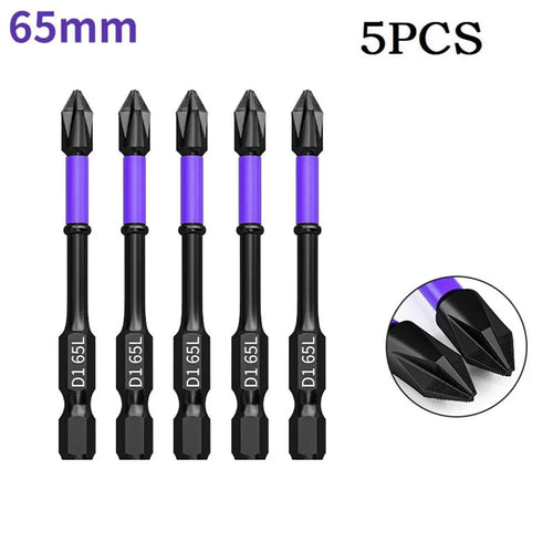 Planet Gates 5pcs 65mm / CHINA 5/3/2/1pcs PH2 Magnetic Scrwdriver Bits Non-slip Batch Head Cross Bit 25-150mm For Electric Impact Drill Driver Hand Drill Tools