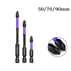 Planet Gates 5pcs 65mm / CHINA 5/3/2/1pcs PH2 Magnetic Scrwdriver Bits Non-slip Batch Head Cross Bit 25-150mm For Electric Impact Drill Driver Hand Drill Tools