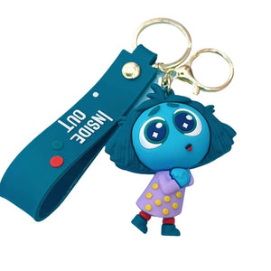 Planet Gates 5pcs 6cm New Disney Inside Out2 Figure Pendant Keychain for Women Men Cartoon Fans Backpack Bag Accessories Gifts for Fans Collection