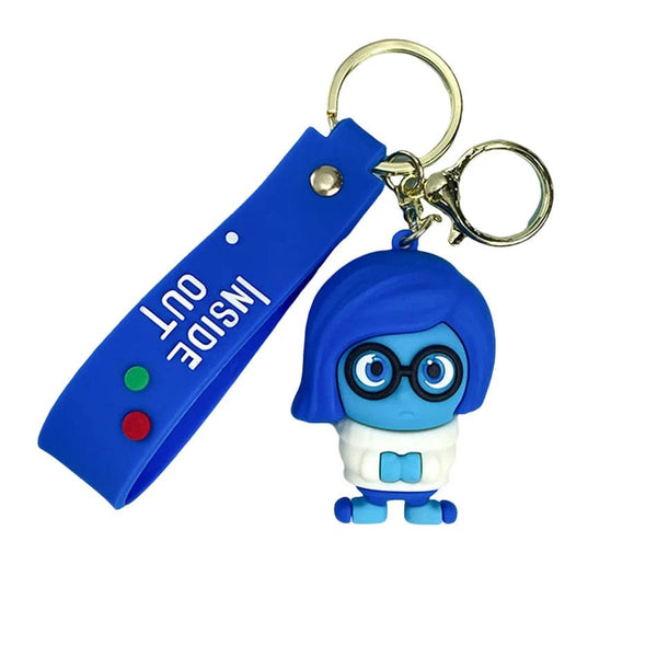 Planet Gates 5pcs 6cm New Disney Inside Out2 Figure Pendant Keychain for Women Men Cartoon Fans Backpack Bag Accessories Gifts for Fans Collection
