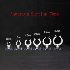 Planet Gates 5pcs Aquarium Suction Cup Air Tube Holder Sucker for Fish Tank Pump Oxygen Air Tube Fixing Clip 4/5mm Accessories