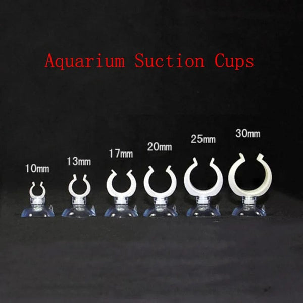 Planet Gates 5pcs Aquarium Suction Cup Air Tube Holder Sucker for Fish Tank Pump Oxygen Air Tube Fixing Clip 4/5mm Accessories