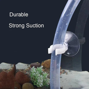 Planet Gates 5pcs Aquarium Suction Cup Air Tube Holder Sucker for Fish Tank Pump Oxygen Air Tube Fixing Clip 4/5mm Accessories