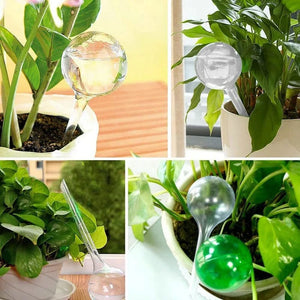 Planet Gates 5pcs Automatic Plant Water Feeder Self Watering Plastic Ball Indoor Outdoor Flowers Water Cans Flowerpot Drip Irrigation Device