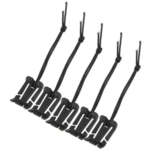 Planet Gates 5pcs Black 2/5Pcs Molle Backpack Buckle Carabiner Clips Outdoor Nylon Camping Bag Hanger Hook Clamp EDC Carabiner Survival Gear Tools