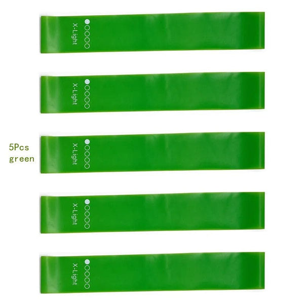 Planet Gates 5pcs blue 5Pcs/Set Yoga Resistance Rubber Bands Bodybuilding Elastic Bands Pilates Exercise Workout Bands Expander Belt Fitness Equipment