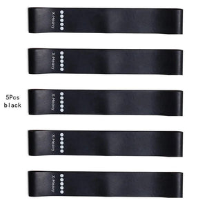 Planet Gates 5pcs blue 5Pcs/Set Yoga Resistance Rubber Bands Bodybuilding Elastic Bands Pilates Exercise Workout Bands Expander Belt Fitness Equipment